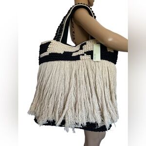 Bay Sky Fringe Tote